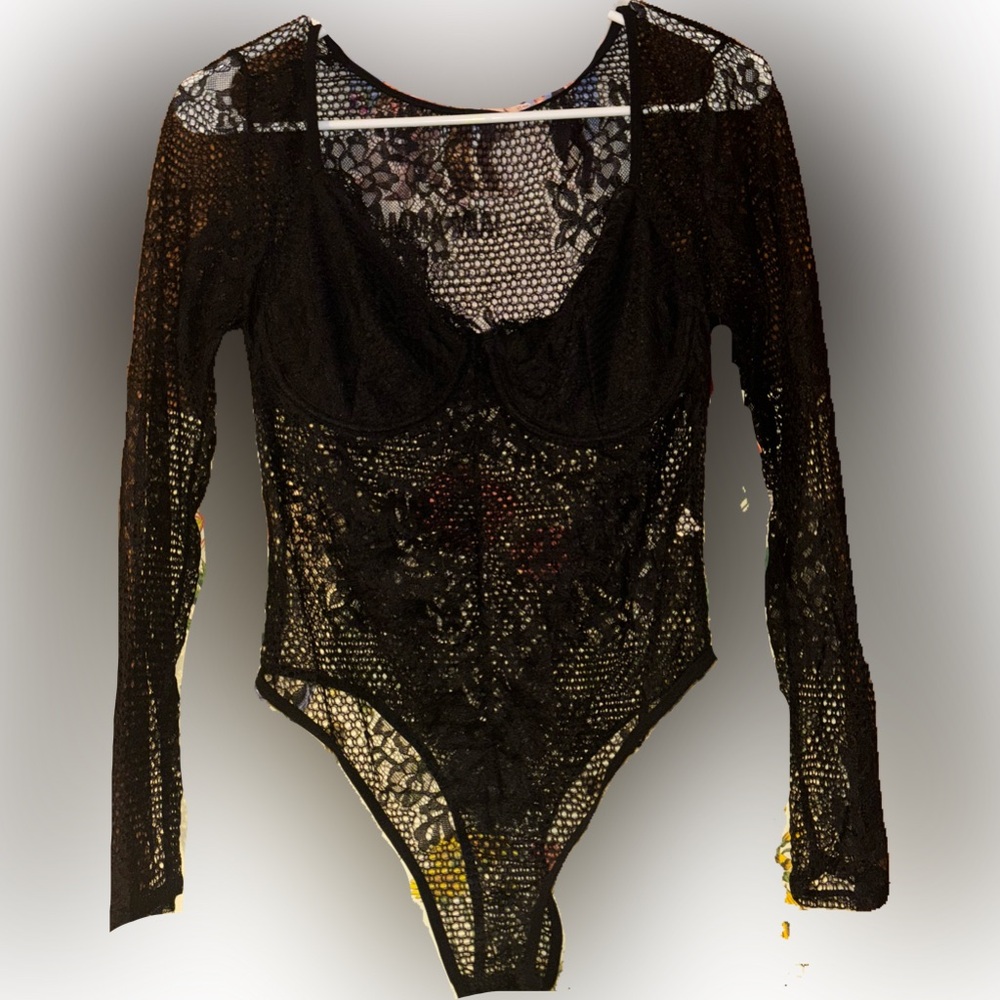 Lacey Black Lingerie